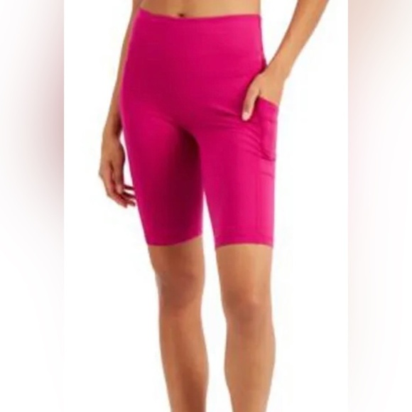 Ideology Bike Shorts w/Pockets Size S Bold Berry-NWT - Picture 1 of 4